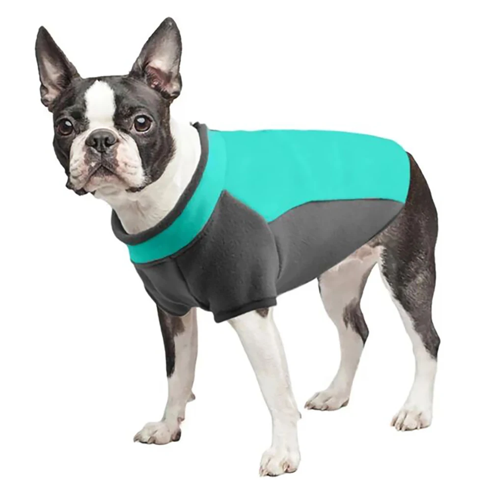 

Зимняя одежда для собак, ветрозащитная, осенняя, теплая, с капюшоном, с воротником-стойкой, Спортивная, эластичная, флисовая куртка для мален...