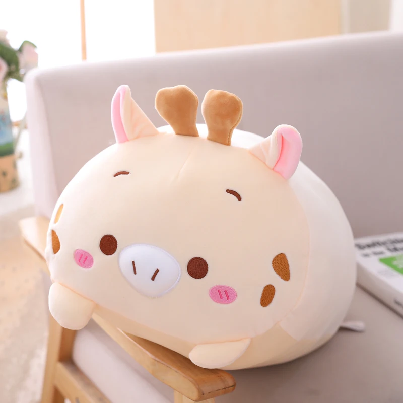 

Sweet Dinosaur Cat Kawaii Plush Toy Soft Cartoon Panda&Hamster&Elephant&Deer Stuffed Doll Baby Pillow Gift Toys Animal