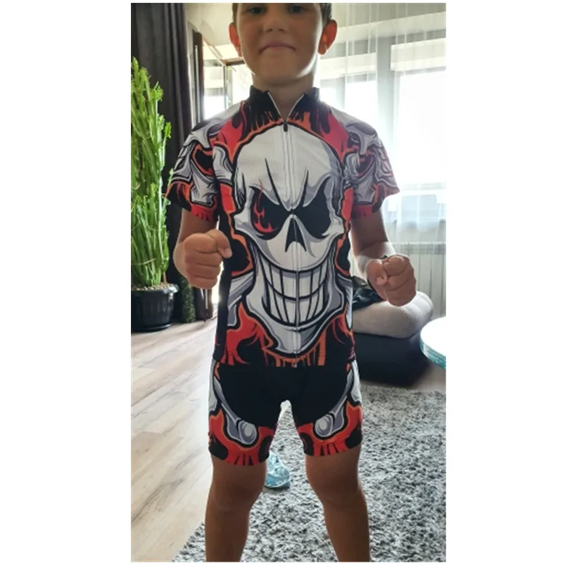 Велосипедная майка 2023 детский летний комплект для велоспорта одежда спортивная