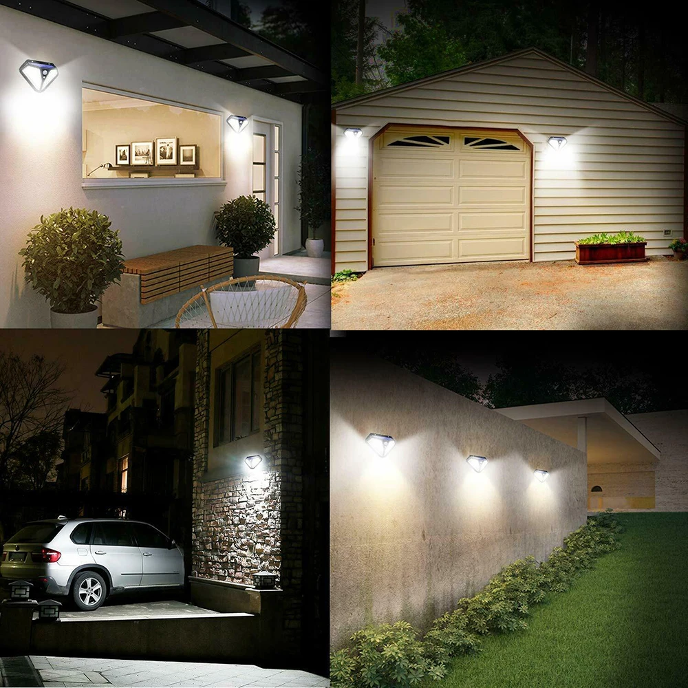 

CNSUNWAY Outdoor Solar Light 3 Modes 102 LED Solar Lamp 2835SMD Waterproof 120 PIR Motion Sensor Wall Lamp Garden Decorative