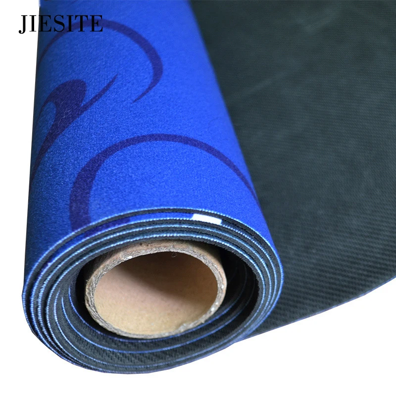 

2.4m Texas Hold'em Rubber Mat Tablecloth Poker Board Game Table Top Digital Printing Suede Layout Poker Accessories