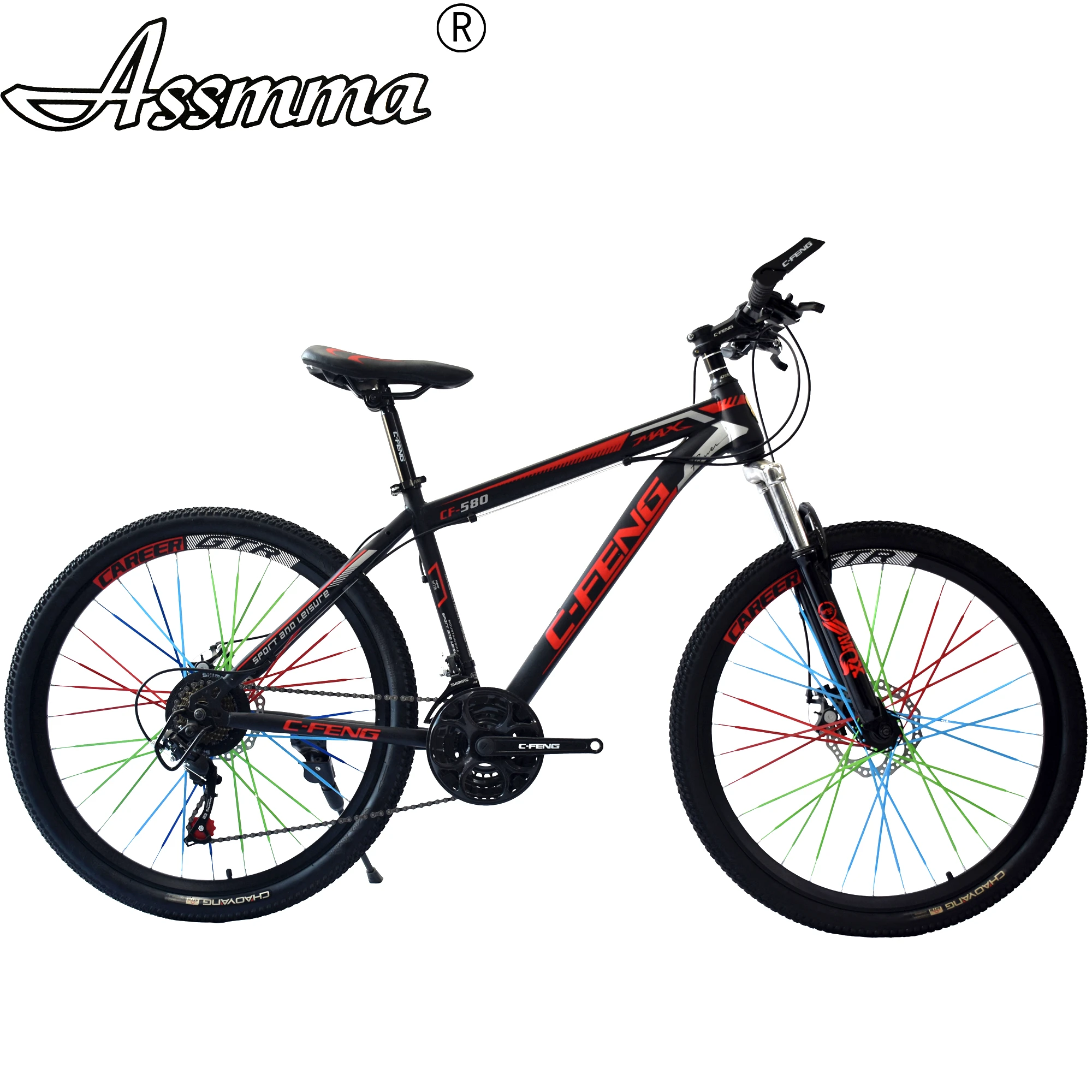 21 скоростной цветной плоский спиц из высокоуглеродистой стали Рама для горного