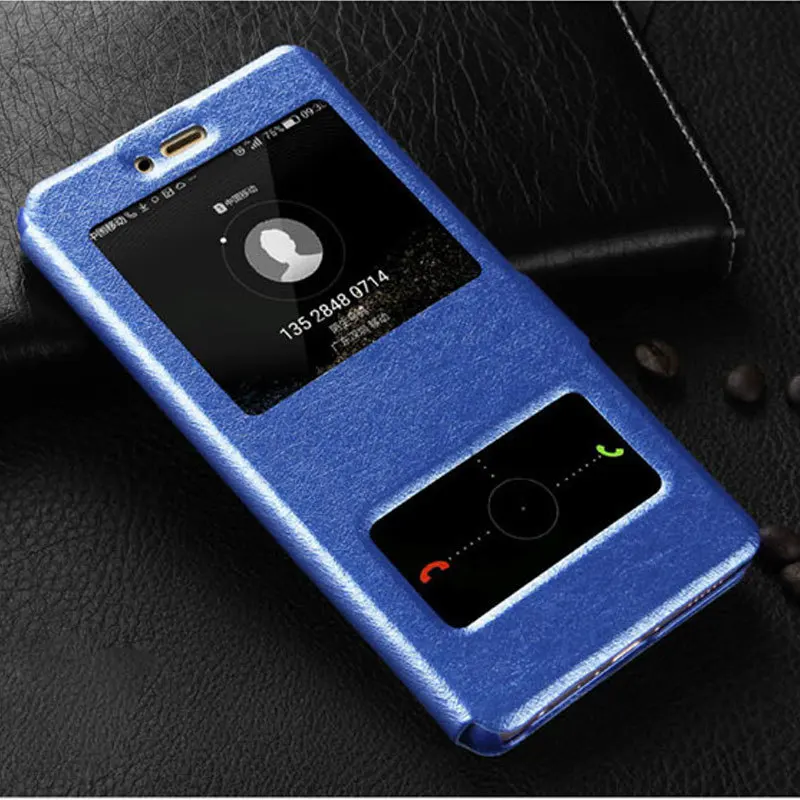 Чехол для телефона Nokia 6 2018 чехол 5 вид окно Стенд флип pu кожаный Nokia6 TA-1054 Coque |
