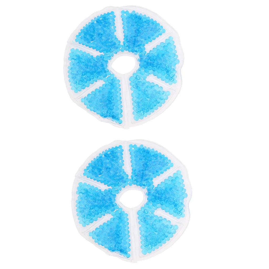 2 шт. Многоразовые Грудное вскармливание горячей и холодной воды гелевый ледяной