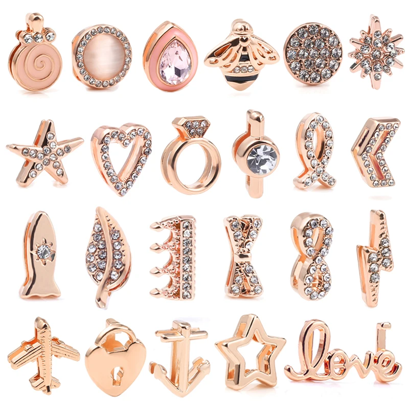 2 шт./лот Новое поступление хрустальные звезды и Корона Шарм слайдер Бусины