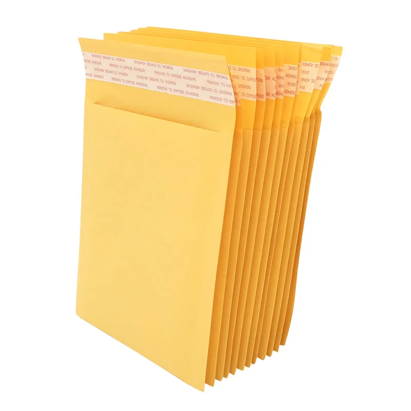 

50pcs/lot Bubble Envelope Bag Craft Bubble Poly Mailer Self Seal Mailing Bags Padded Envelopes for Magazine Packing Mailer