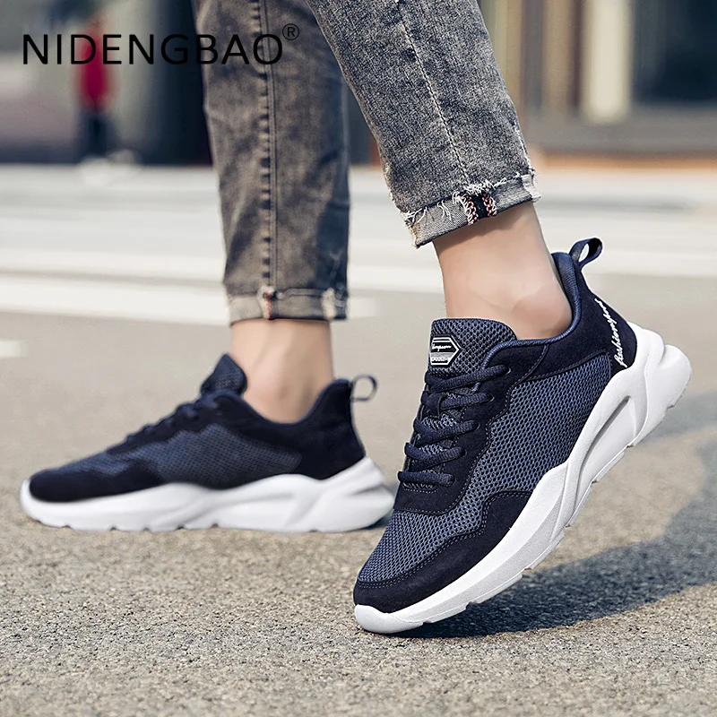 Mens Sneakers Running Shoes Mesh Breathable Comfortable Male Lightweight Walking Jogging Hiking Casual Sports Shoes Zapatillas