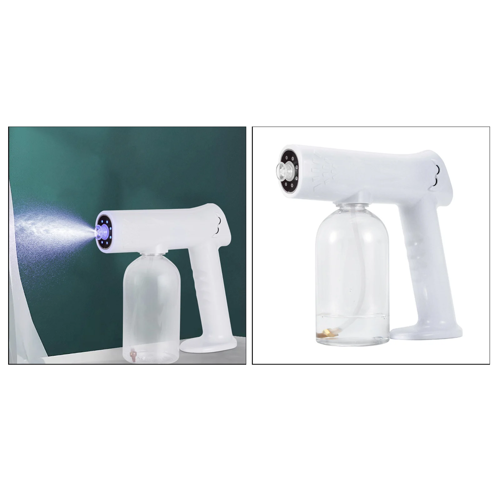 

Handheld Rechargeable Fogger Machine, Cordless ULV Electric Sprayer, 800ML Household Nano Mist Maker for Office Garden Home