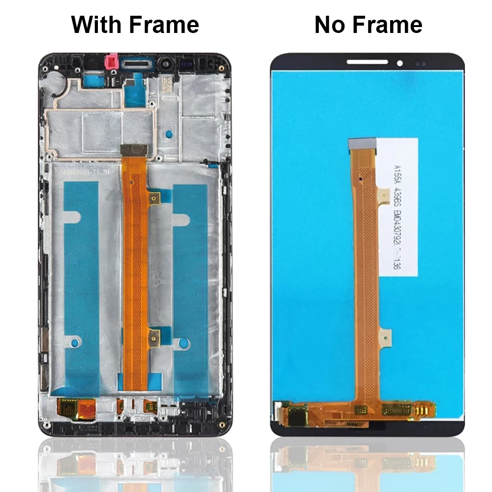 Original Display For HUAWEI Mate 7 Touch Screen Huawei LCD Digitizer Replacement Parts MT7-L09 TL10 | Мобильные телефоны и