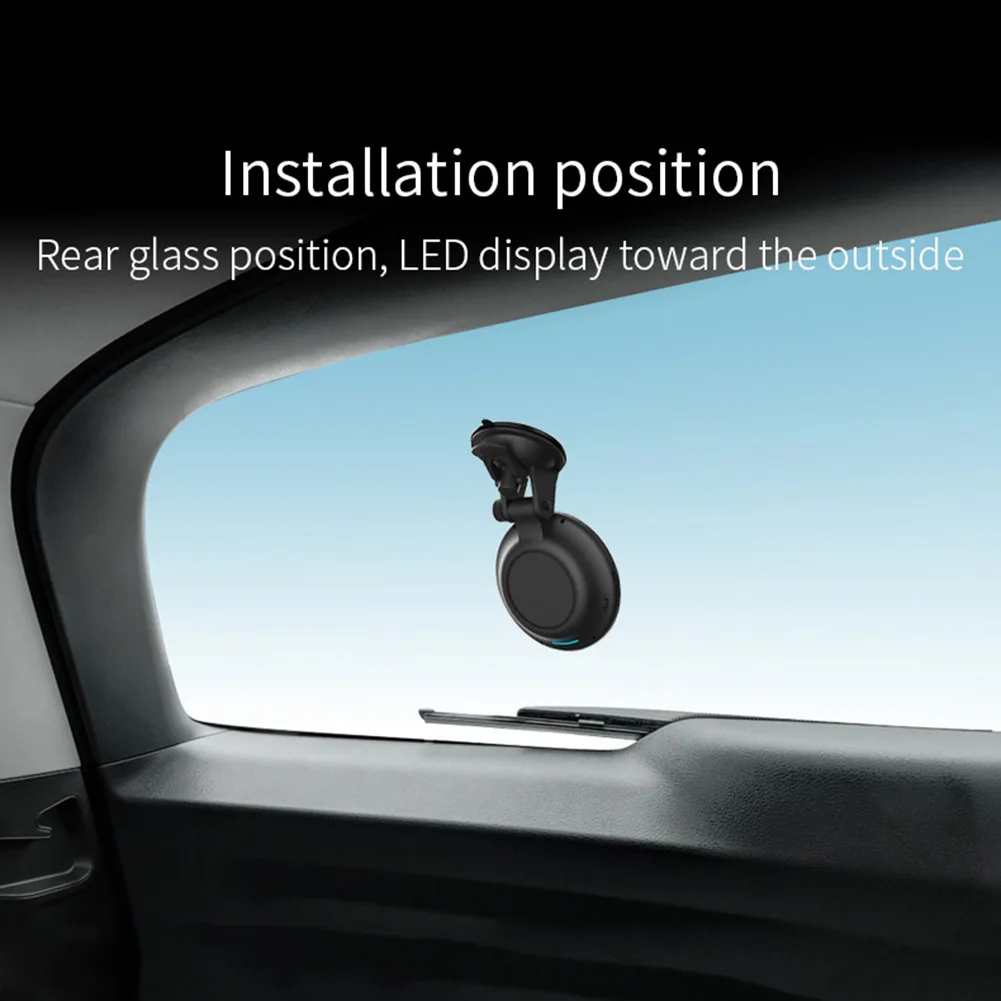 

EM01 Funny Car Rear Window Emotion Light Auto Smart APP Control 5.0 Sign Expression Display RGB LED Lamp Car Parts