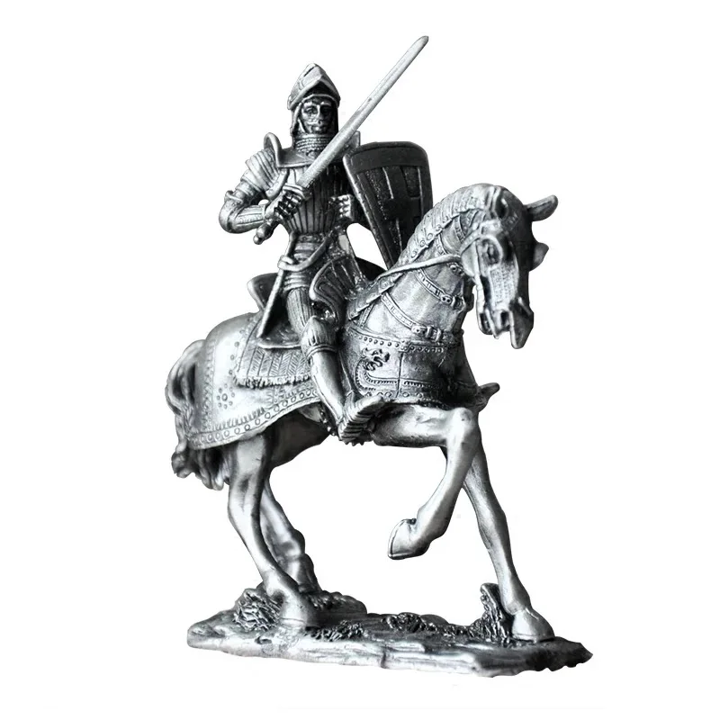 Классический Европейский средневековый оловянный солдат статуя персонажа