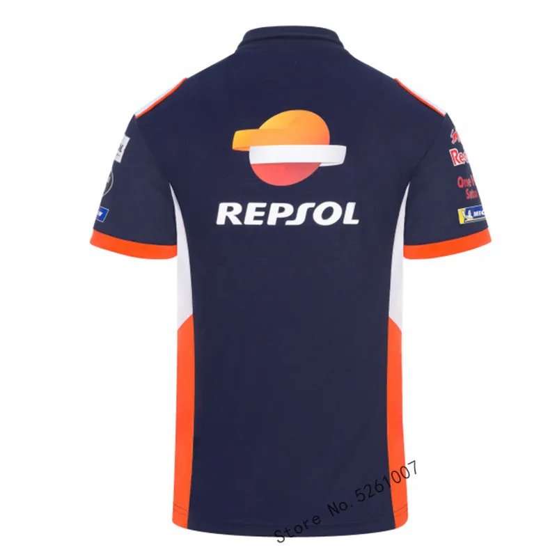 

2020 Moto gp Motorcycle Dirt Bike Jersey HRC Repsol For Honda Polo Shirt Motocross Team Racing T-shirt