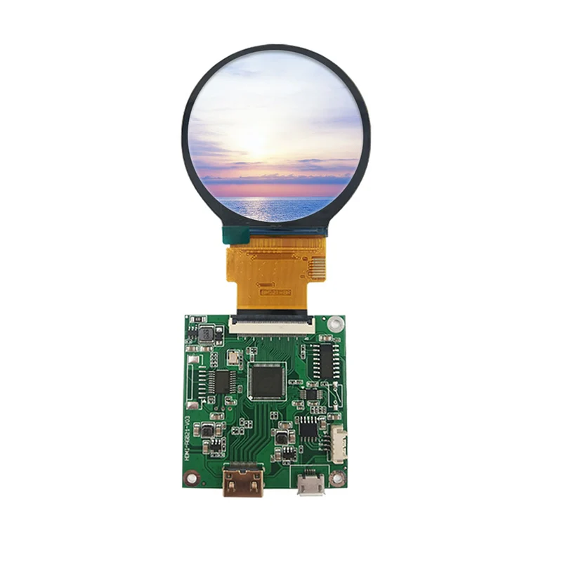 2 1 &quot480X480 Круглый круглый HDMI-совместимый с RGB IPS ЖК-модулем монитор экран USB