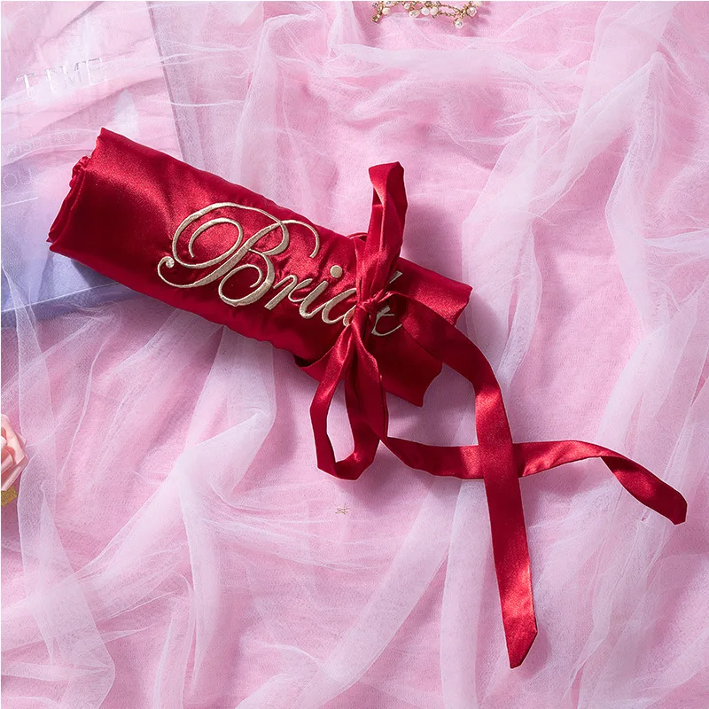 

Bride Bridesmaid Marry Kimono Bathrobe Gown Women Rayon Dressing Robe Lingerie Home Dress M-XXL Summer New Loungewear Nightwear