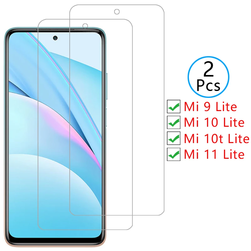 

screen protector for xiaomi mi 9 10 10t 11 lite 5g protective tempered glass on ksiomi xiomi xaomi my 10tlite 11lite light film