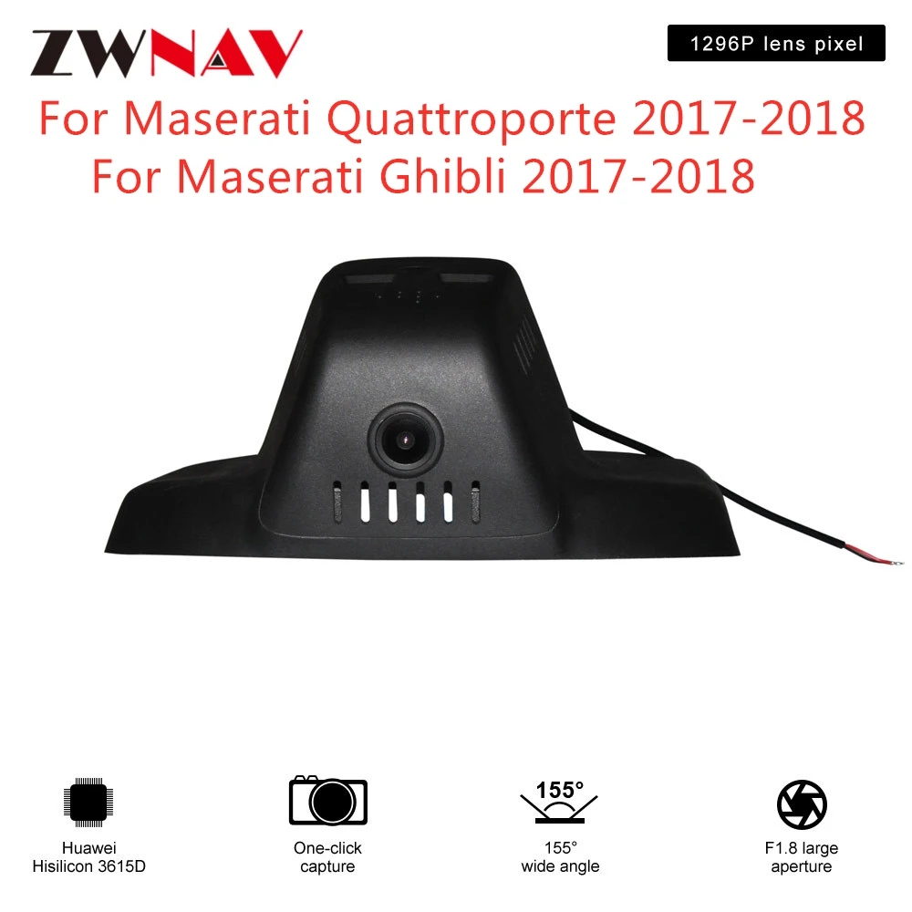 Видеорегистратор скрытого типа HD для автомобилей Maserati Quattroporte 2017 2018/Ghibli 2018dvr