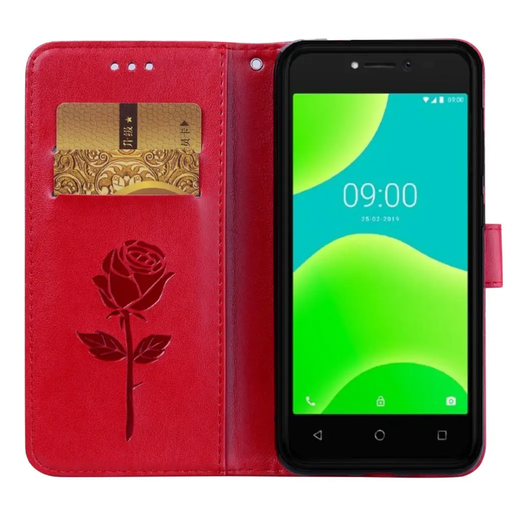Для Wiko Y50 флип-чехол из искусственной кожи для телефона защитная крышка-держатель для Wiko Y 50 Чехол кошелек силиконовый чехол для задней панели сумка 5,0 дюймов