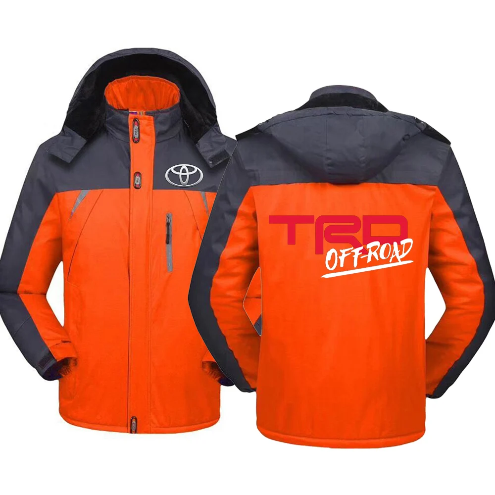 

2021 Men Winter Toyota Pro Jacket Thicken Outdoor Cold-Proof Windbreaker Warm Coats Waterproof Mountaineering hoodies Clothing