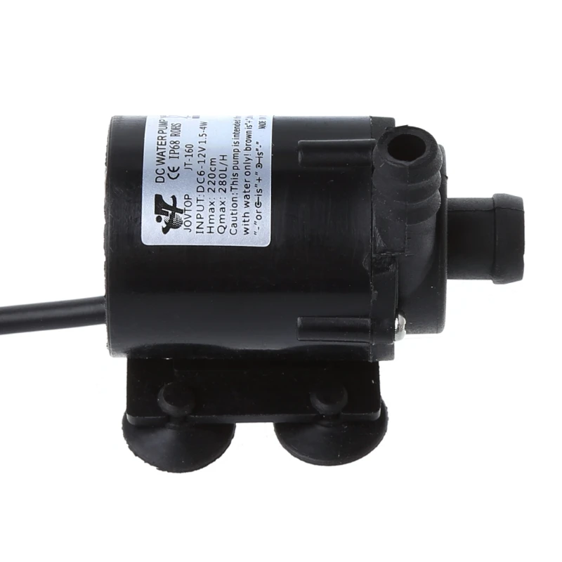 DC 6V 12V микро Бесщеточный погружной мотор водяной насос F солнечный фонтан