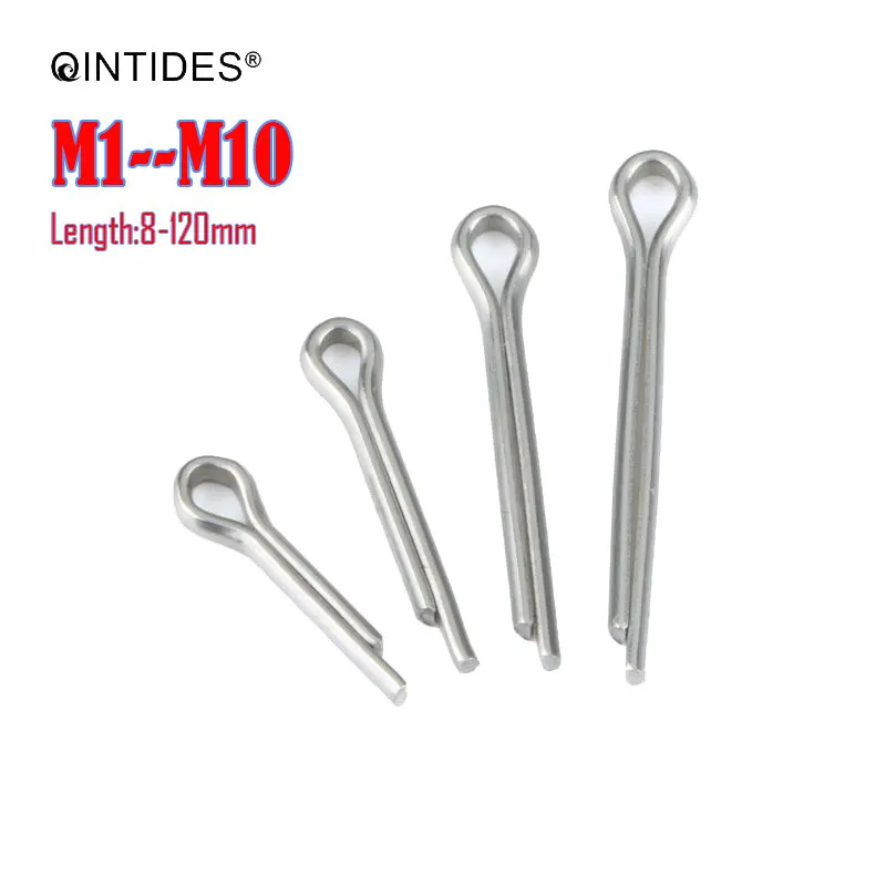 QINTIDES M1 M10 2 200 шт сплит штифты 304 нержавеющая сталь Пружинные для распределения