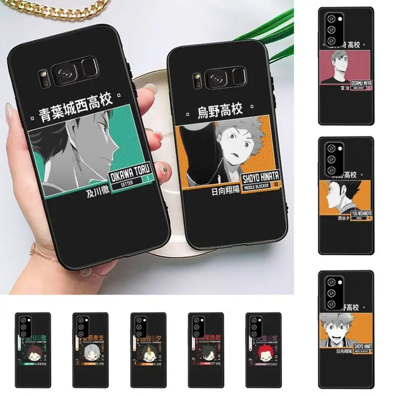 

Haikyuu Aesthetic Phone Case For Samsung Galaxy Note 10Pro Note 20ultra cover for note20 note10lite M30S Back Coque