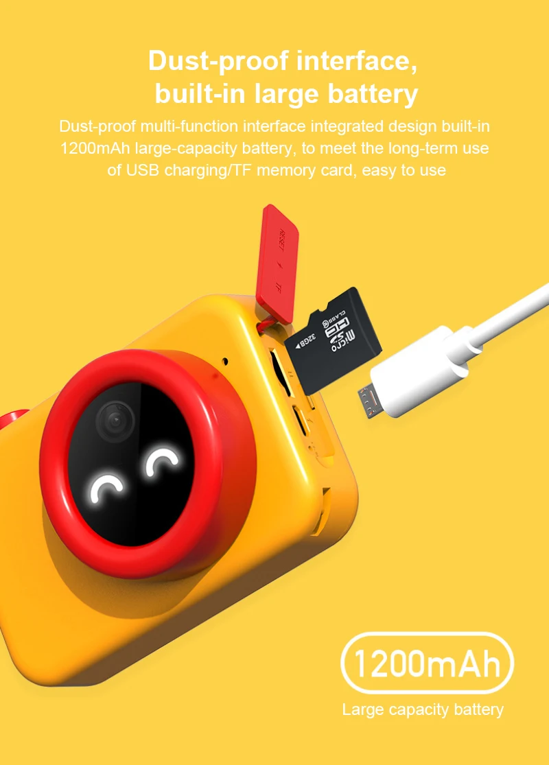 

WiF AI SLR Children Camera Science Education Sports Digital Camera Xmas Gift Sports Digital Camera Toys For Children Baby Gifts