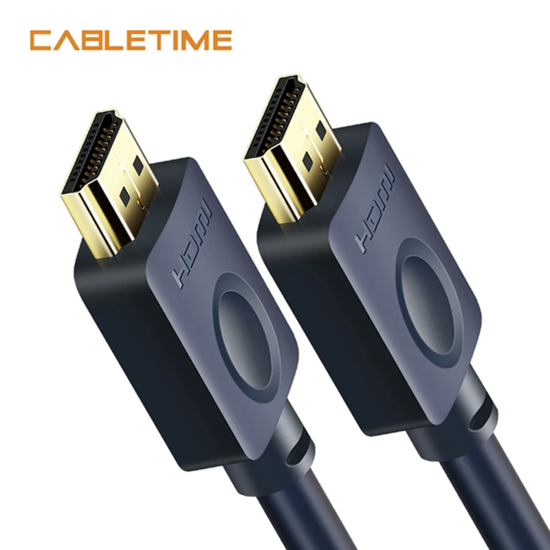 Кабель Cabletime 2,0 HDMI 4K 60Hz ультра скоростной Кабель HDMI CL3 для Xiaomi, Sumsumg, sony Проектор переключатель PS4 1-5 м N113