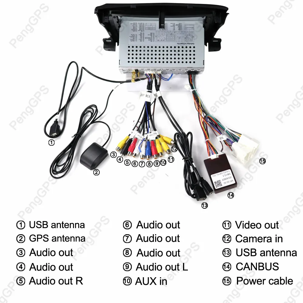 Android 9 1 4 + 64 Гб px5 встроенный DSP автомобильный без DVD плеера радио для Mitsubishi Outlander 2005