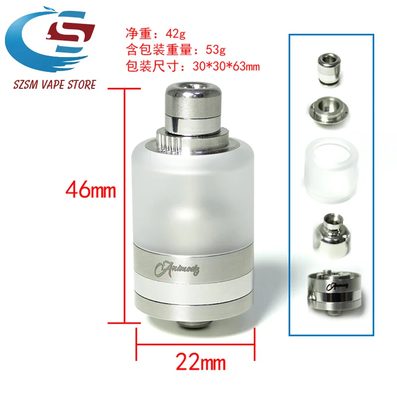 Новинка SXK Doggystyle Bastard RTA электронная сигарета RDA BF 22 мм 2 5 мл/3 мл бак Топ Регулировка