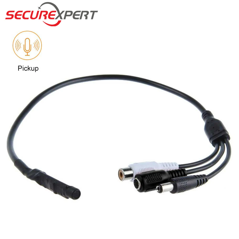 

DC 9-14V Sound pickup Microphone for camera Audio system Mini microphone for Cctv Security Camera DVR Video Surveillance