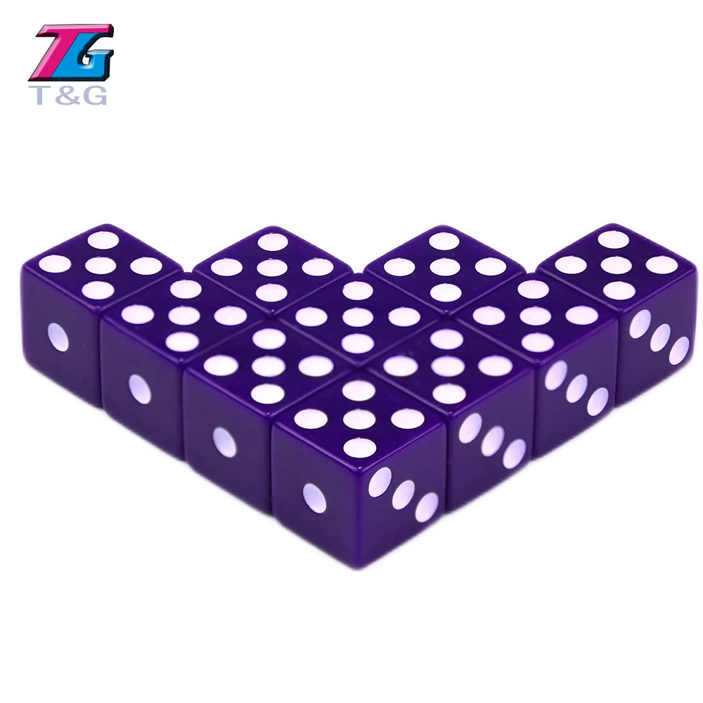 10 шт. кубические игральные кубики 16 мм D6 ролевые пятна сделай сам шестисторонняя