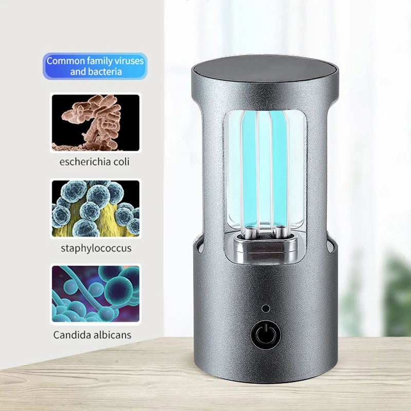 Портативный УФ лампа USB Перезаряжаемые ультрафиолетовый светильник трубка озона