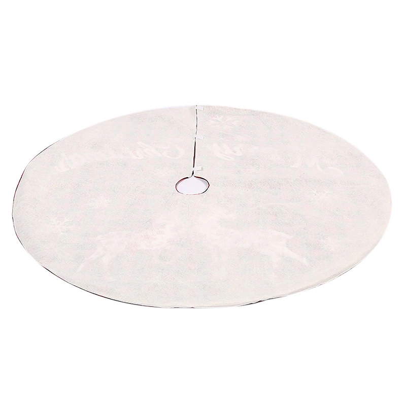 

1 Pcs Christmas Tree Skirt Elk Xmas Tree Skirts Xmas Tree Carpet for Christmas Tree Decoration