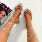 Сандалии женские с открытым носком, босоножки на платформе, римские сандалии на танкетке, с ремешком, плоская подошва, большие размеры, лето 2021