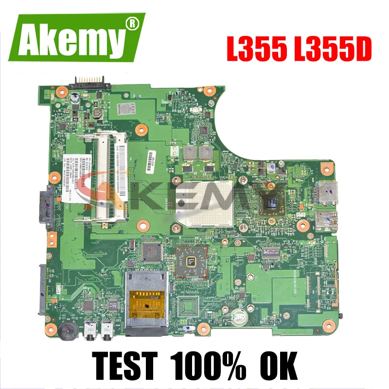 

Материнская плата AKEMY SPS V000148050 для ноутбука toshiba satellite L355 L355D 6050A2174501-MB-A03