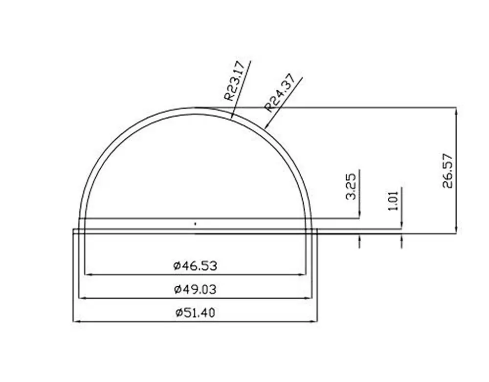 Купить Сменная прозрачная крышка для камеры видеонаблюдения, 2 дюйма, для использования в помещении и на улице