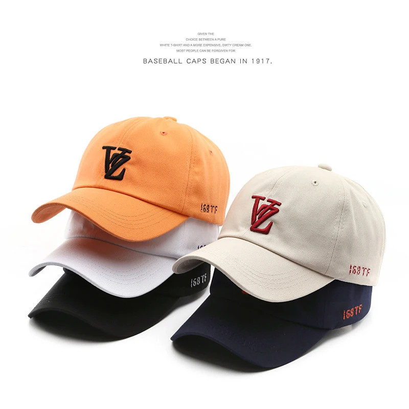 

Cotton Baseball Cap for Women and Men Fashion Letter Embroidery Soft Top Hats Casual Snapback Hat Autumn Sun Cap Unisex