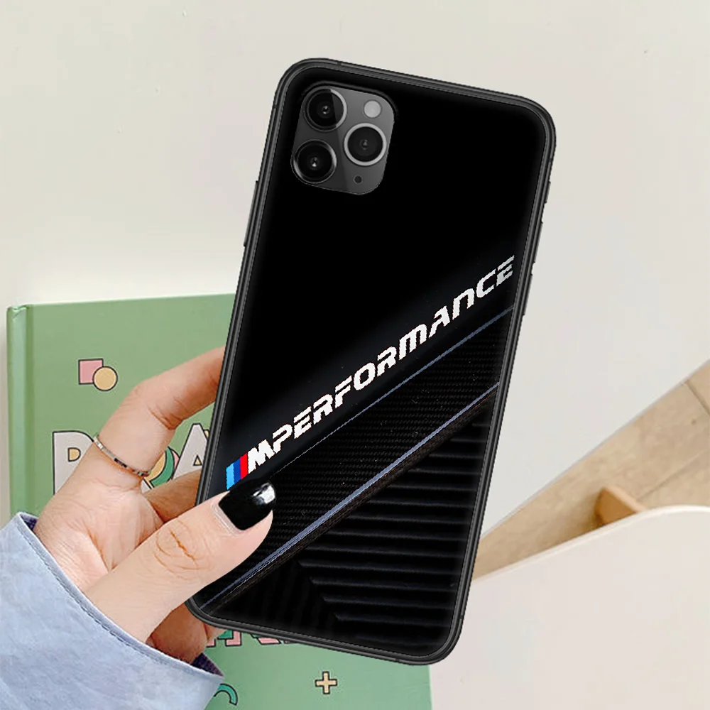 

BMWs Sports Car Phone Case For Iphone 4 4s 5 5S SE 5C 6 6S 7 8 Plus X XS XR 11 12 Mini Pro Max 2020 black Coque Trend Bumper 3D