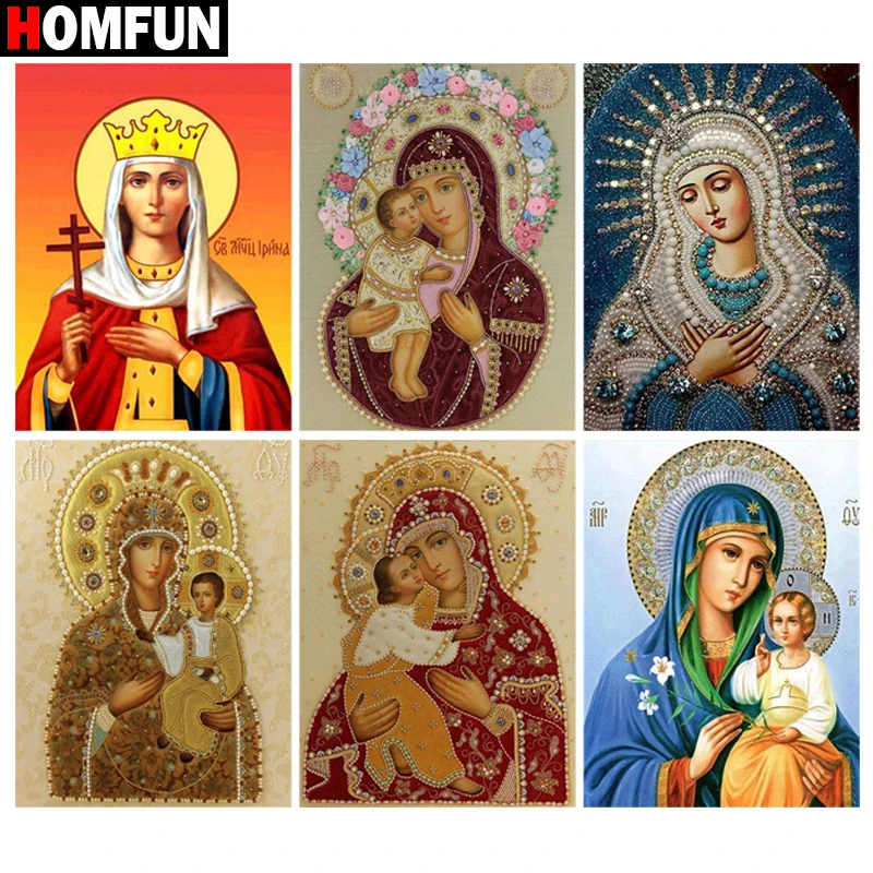 HOMFUN 5D Алмазный Узор страз Рукоделие &quotсделай сам&quot: Алмазная вышивка крестиком