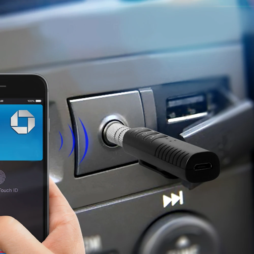 Bluetooth Aux мини аудио адаптер передатчик 3 5 мм разъем Hands free Авто автомобильный