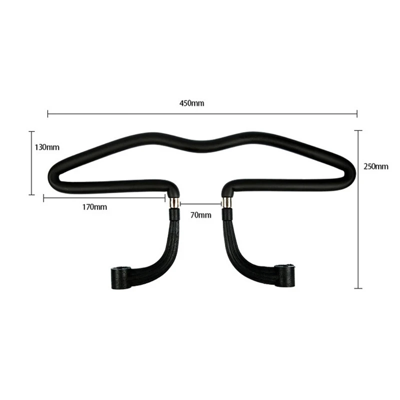 

450*250mm Car Clothes Holder Soft Car Coat Hangers Back Seat Headrest Coat Clothes Hanger Jackets Suits Holder Rack Car Supplies