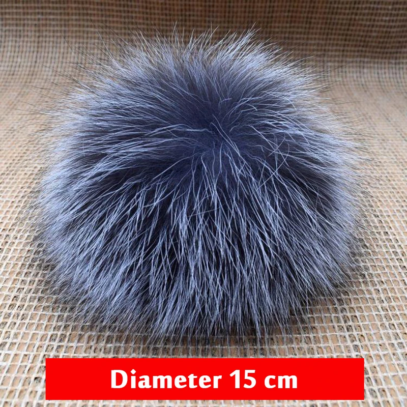 Подлинный реальный Silver помпоны из лисьего меха каблук 15 см меховыми помпонами