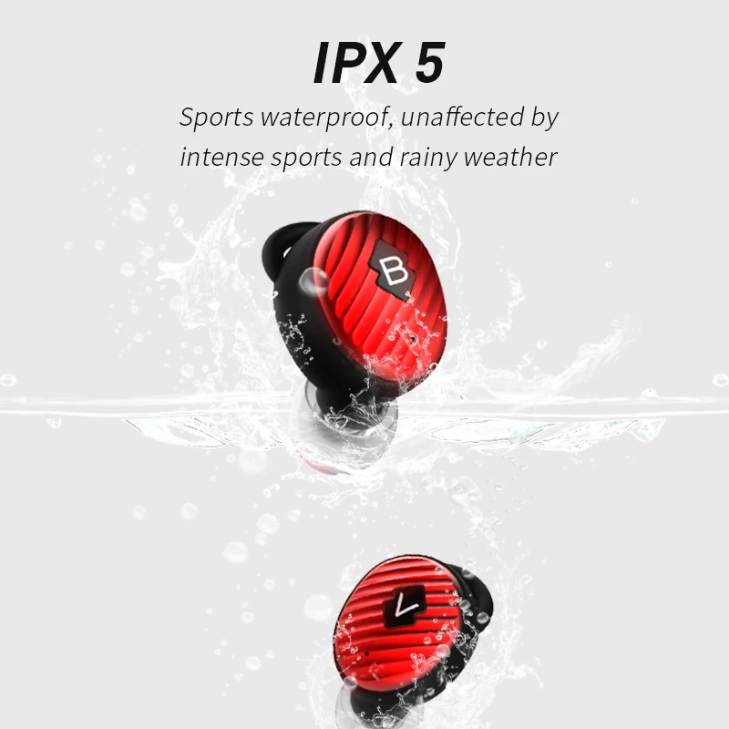 TFZ B.V2 True Wireless Earbuds Bluetooth 5.0 Tws Mini Headset Bass Noise Cancelling Waterproof Sport EarphoneFor Running | Электроника