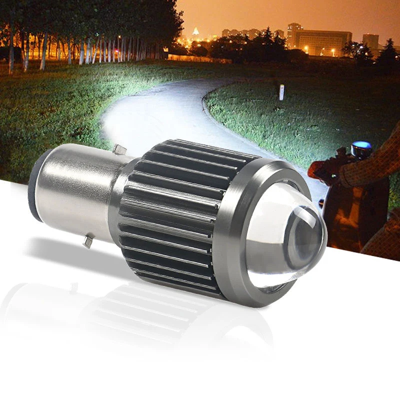 

30W LED Motorcycle Yellow and White Color Headlight Waterproof Bulbs Low Consumption Motorcycle Headlamp BIN