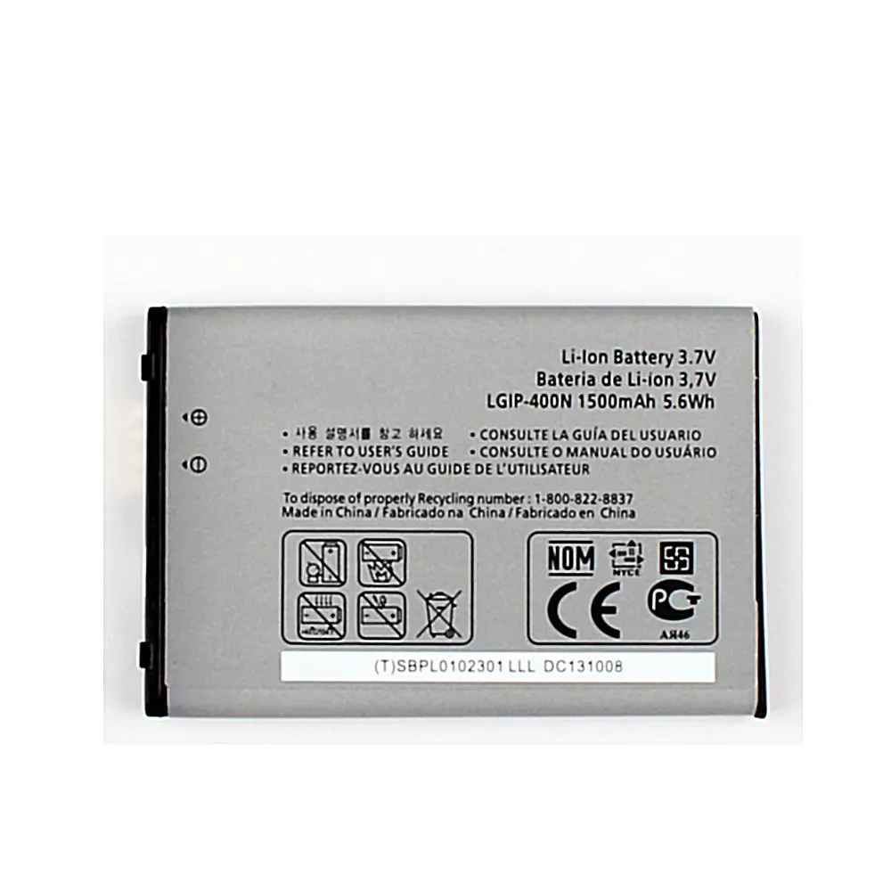Новый оригинальный телефон аккумулятор 1500 мАч для LG OPTIMUS M/C/U/V/T/S/1 VM670 LS670 MS690 P500 P509