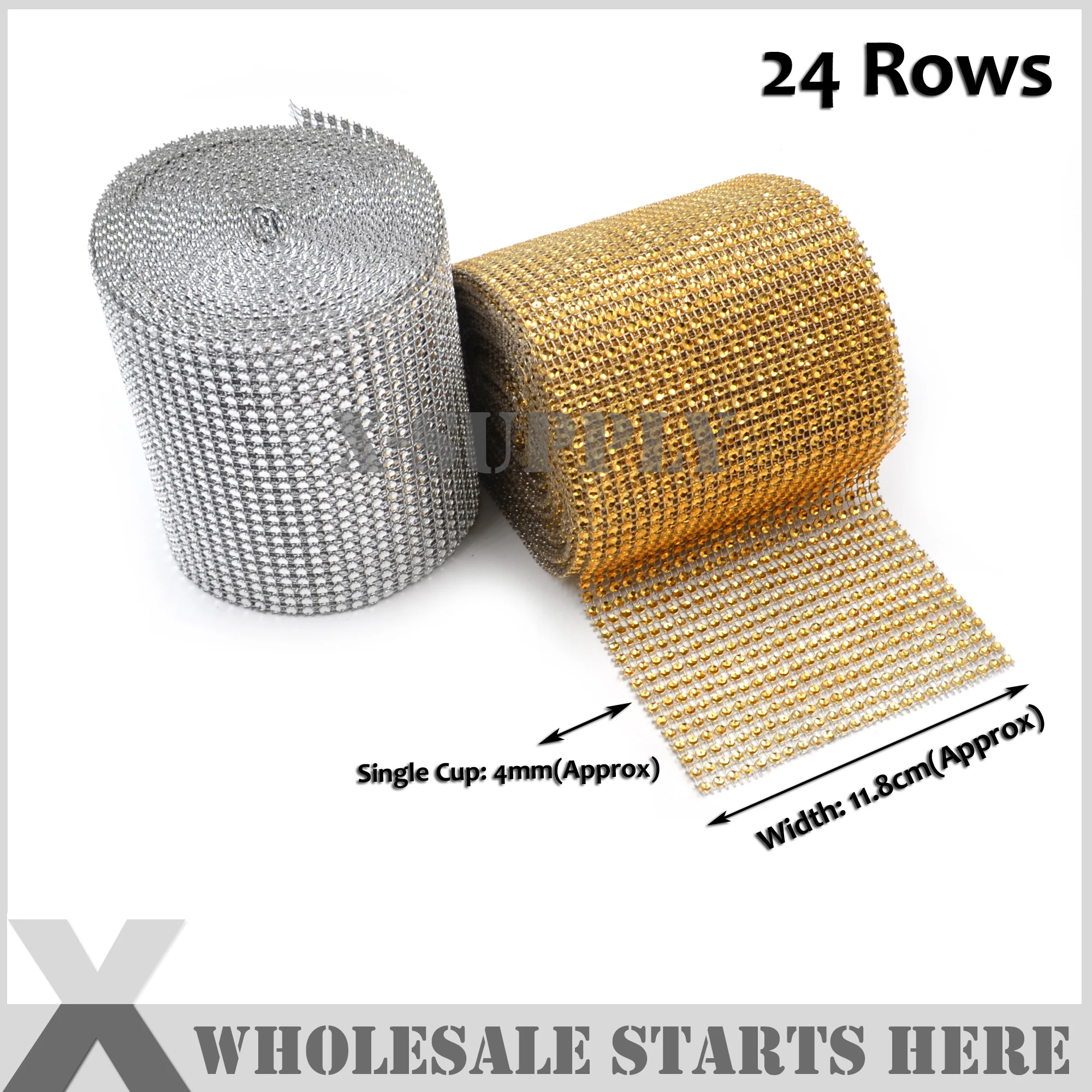 

Silver Gold Empty Round Mesh Trim Band Standings For Sewing on Garment Decoration,Clothing,Home Decor