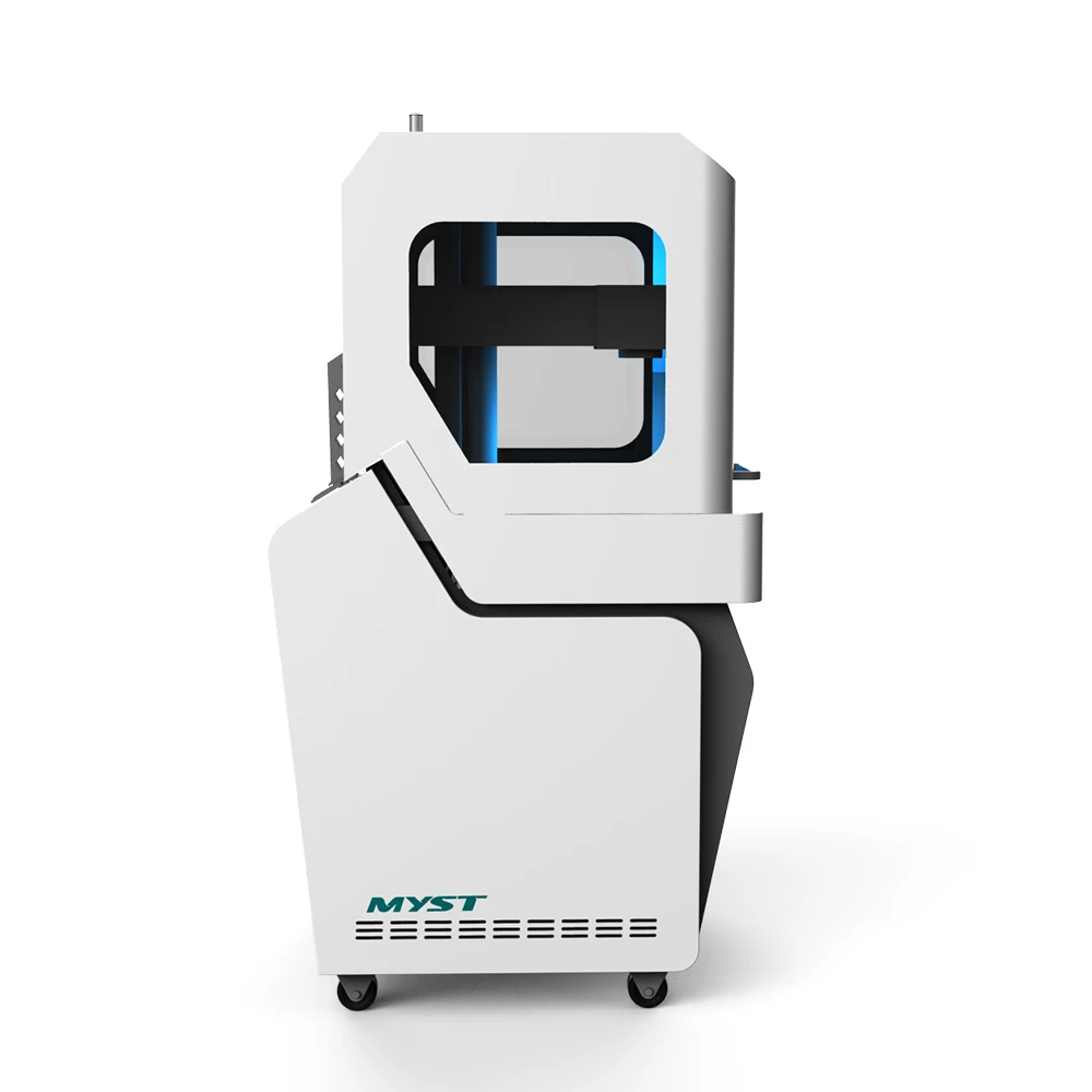 MYST закрытая динамическая крупноформатная лазерная маркировочная машина Synrad Co2