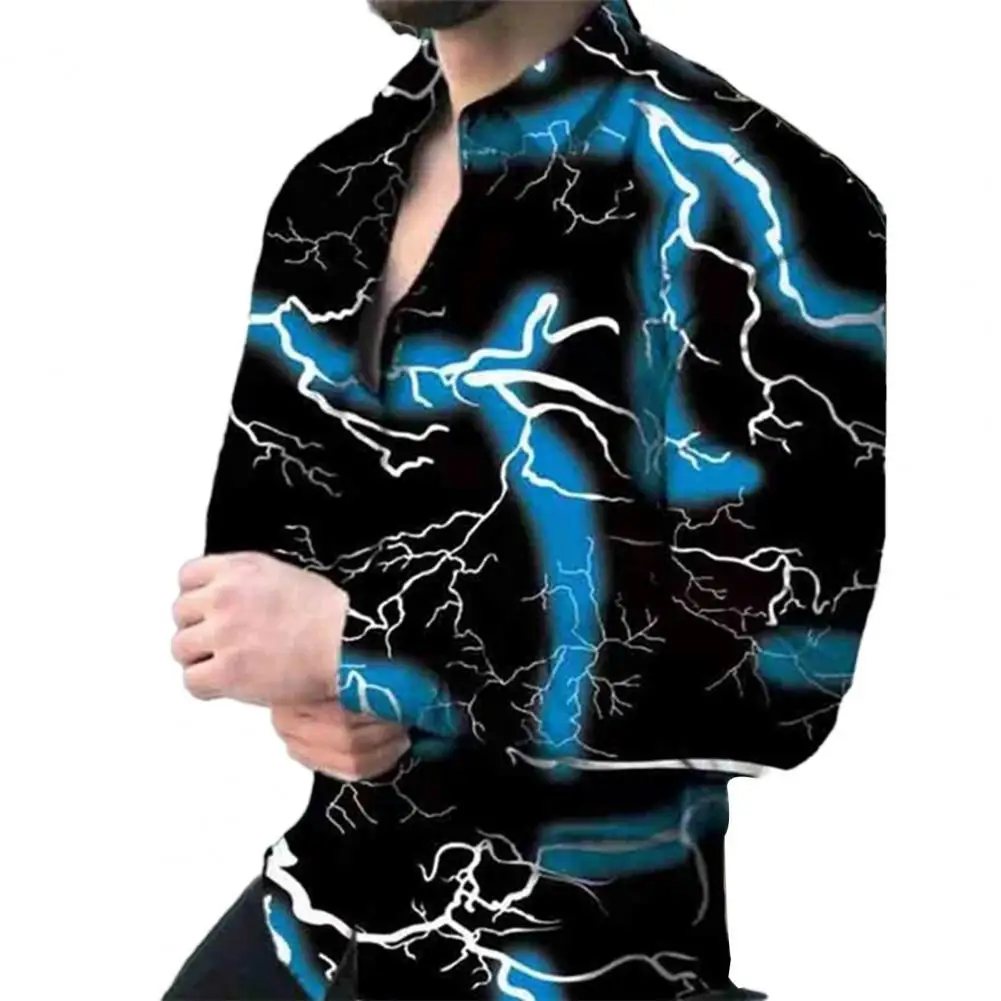 

Great Men Shirt Long Sleeve All Match Male Top Quick Dry Spring Shirt
