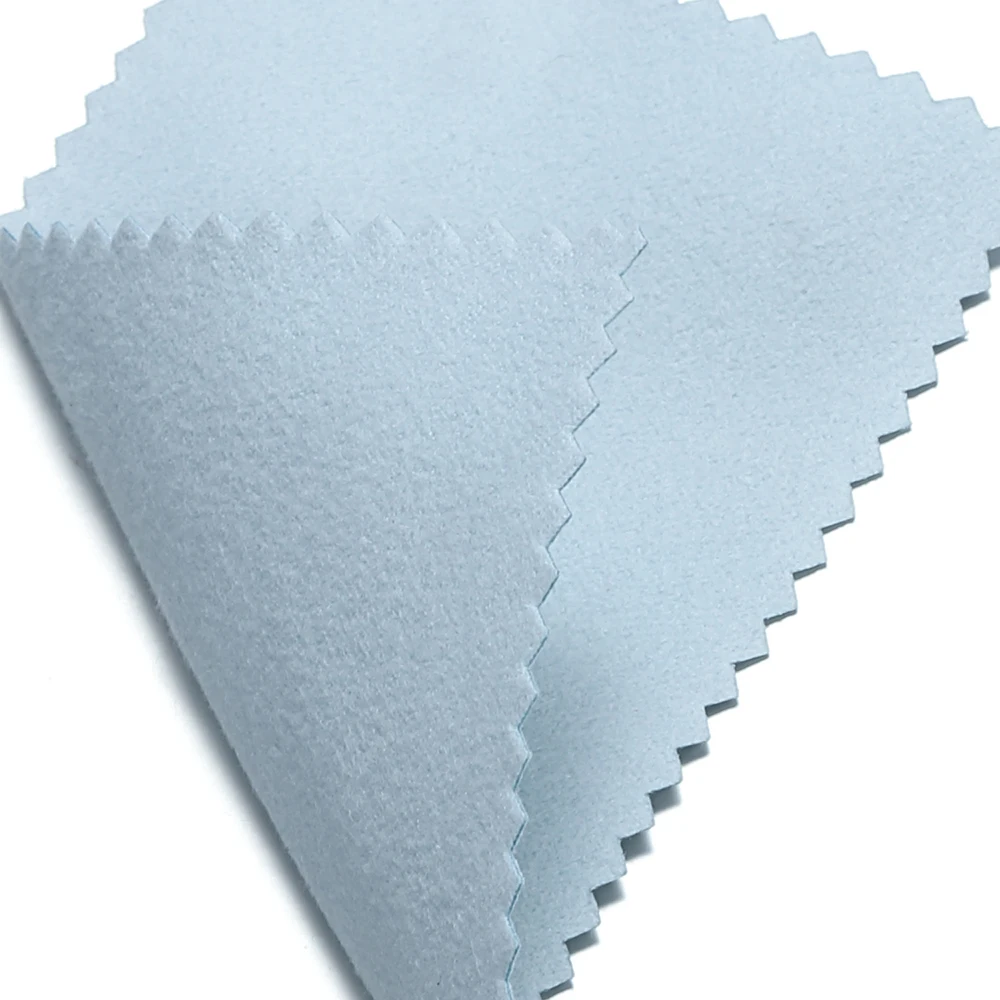 

5pcs 11x6.7cm Single Packed Sterling Silver Polish Cloth Soft Wiping Cloth For Silver Crafts Polishing Jewelry Cleaning Tools