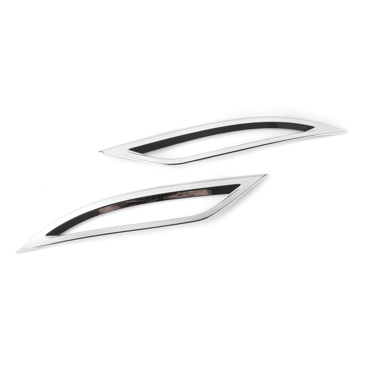 1 пара автомобильных аксессуаров для стайлинга хромированные Чехлы